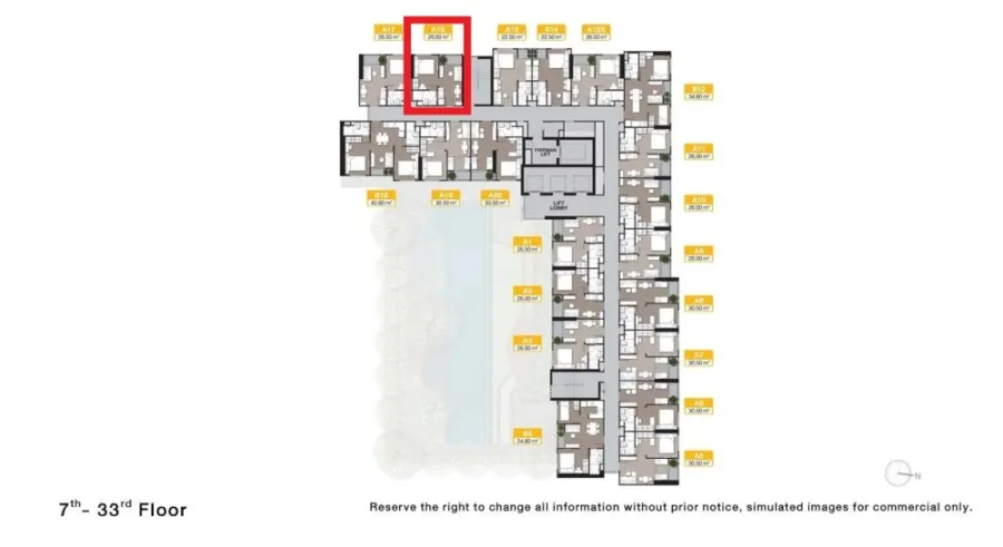 Selling down payment New Noble Ratchada-Lat Phrao, 21st floor, open view, no blocking buildings, good project, nice to live in, hurry and reserve now,
