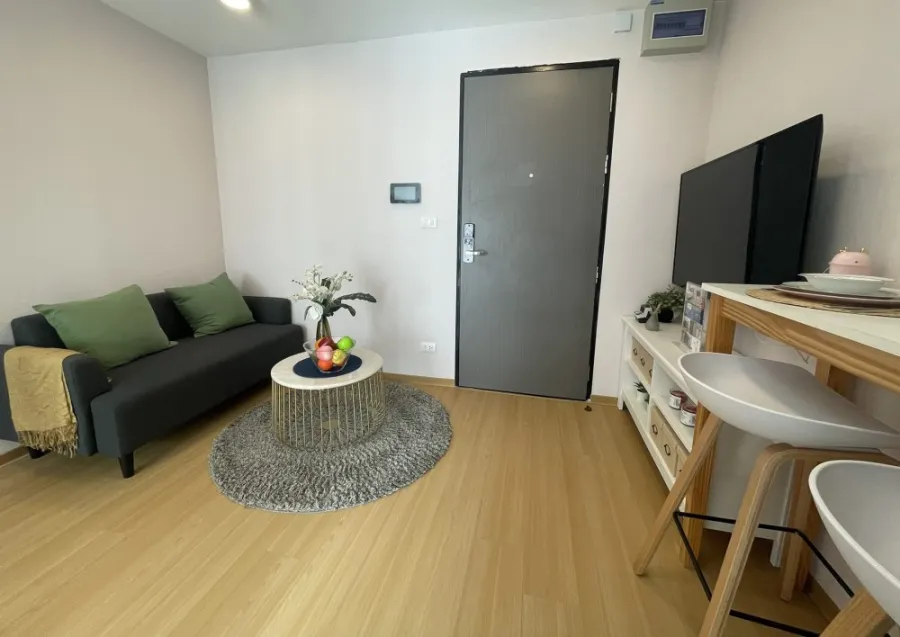 For rent Bangkok Horizon Light @Phetkasem Station 48, big bed, comfortable to sleep. Complete with all amenities. Reserve now.