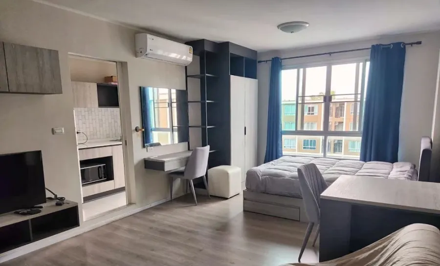 Condo for sale D CONDO CAMPUS DOME RANGSIT, fully furnished, decorated and ready to move in, urgent.