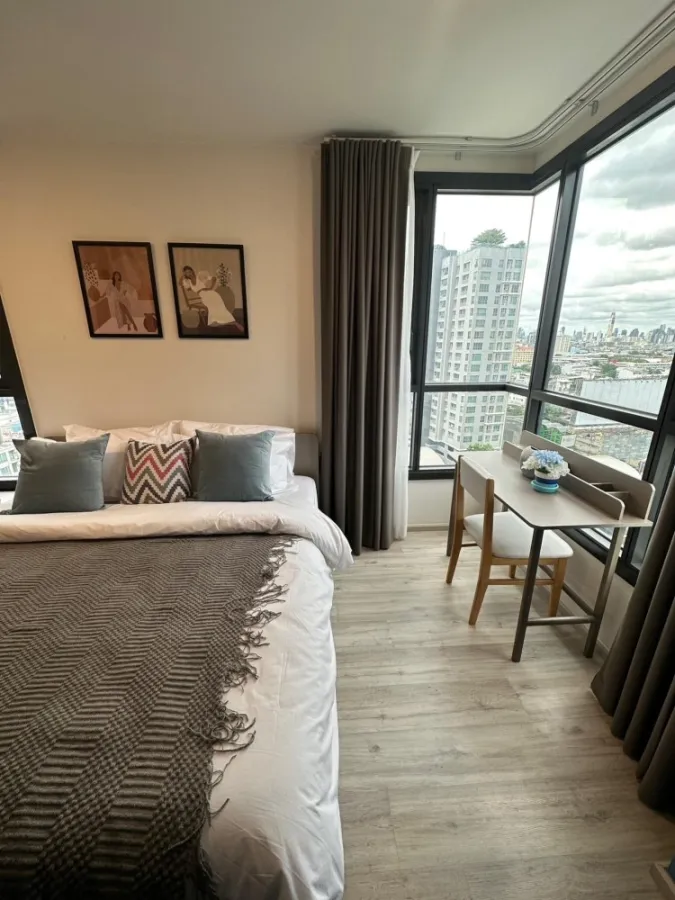 Condo for sale or rent: XT Huai Khwang, 15th floor, separate rooms, beautifully decorated, just bring your belongings and move in!