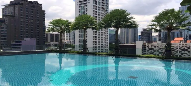Q Langsuan Condo for sale, 2 bedrooms, 2 bathrooms, beautiful room, high floor, good view, don't miss !!