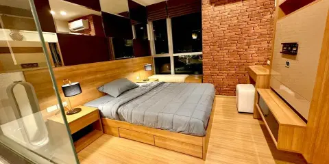 ขายให้เช่า ริทึ่ม สุขุมวิท 50 ชั้นสูง ห้องแต่งบิ้วอินแจ่มๆ เฟอร์นิเจอร์อย่างดี อย่ามัวแต่มองจองเลย