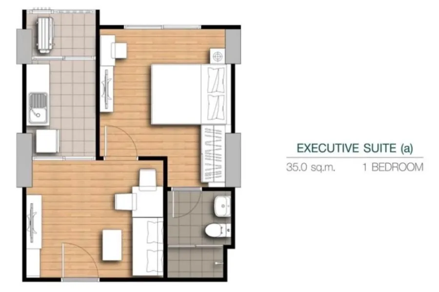 Urgent sale!! Supalai Park Condo, Talat Phlu Station, well decorated, fully furnished, good price, ready to move in!!