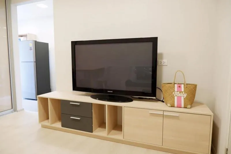 ให้เช่า Plum Condo Rangsit Alive 2 ห้องใหม่เวอร์ เฟอร์ครบ 1นอน หิ้วกระเป๋าใบเดียวเข้าอยู่ได้เลยจ้า
