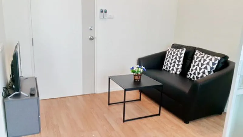 Condo for sale, Lumpini Ville On Nut-Pattanakarn, 1 bedroom, 1 bathroom, decorated room, fully furnished, ready to move in, reserve now.