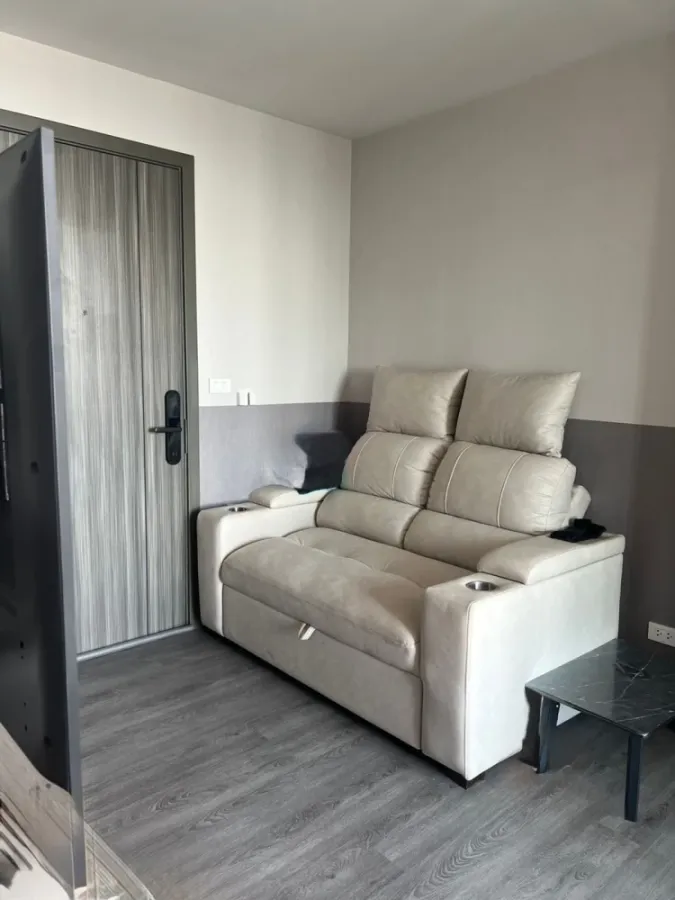For rent!! Condo The Origin Sukhumvit-Sai Luat, E22 Station, 27th floor, fully furnished, ready to move in! Don't miss out!!