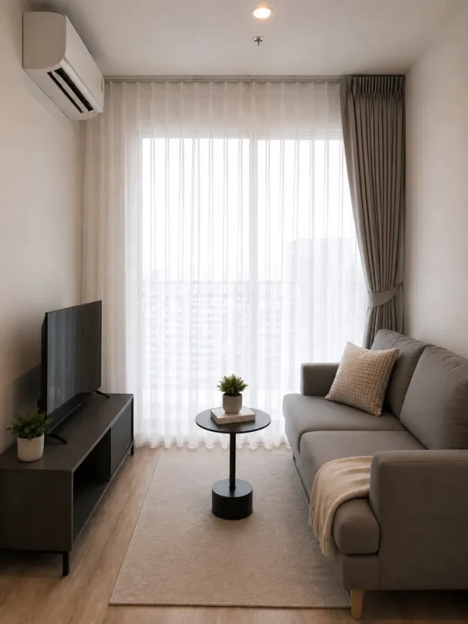 ให้เช่า Noble Nue District R9 ห้องน่าอยู่ ชั้น 31 เฟอร์นิเจอร์ครบครัน วิวเมืองสวยจากชั้นสูง จองด่วน