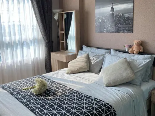 Sell for rent!! Condo Aspire Ladprao 113, very beautiful decoration, spacious room, high floor, good size. If interested, reserve now!! images