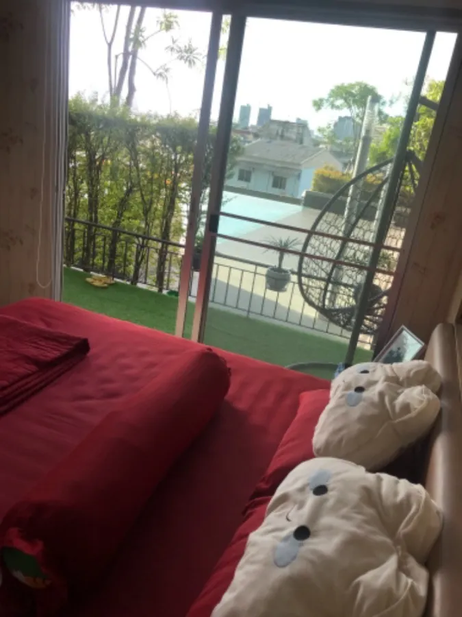 Condo for sale, Lumpini Place Suksawat-Rama 2, beautiful room, pool view, built-in furniture, good location, hurry and book now!!
