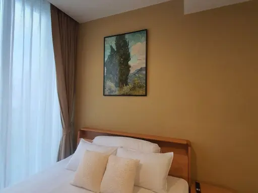 Condo for rent, Noble Be 19, decorated room, ready to move in, fully furnished, electrical appliances Let me tell you that you shouldn't miss it.