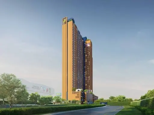 Selling down payment, Plum Condo New West Bangyai, 7th floor, not very high, fully furnished room with electrical appliances, hurry to reserve images