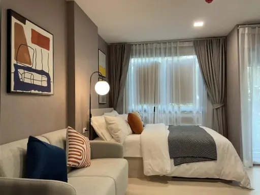 ให้เช่า dcondo hype rangsit ชั้น 2 วิวนอก ห้องแต่งครบ พร้อมเข้าอยู่ จองเลย ด่วนๆจ้า