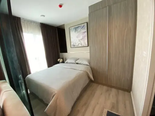 Condo for rent, Notting Hill, Sukhumvit 105, beautiful room, beautiful decoration, ready to move in. Don't miss it.