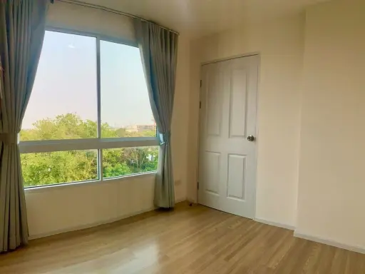 Condo for sale, Feel Ratchada 36, 2 bedrooms, 2 bathrooms, 7th floor, city view, golf course, unblocked view, must reserve now.