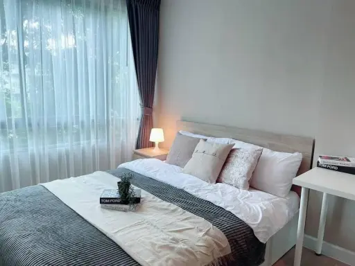 Condo for rent, Metro Luxe Ratchada, 1 bedroom, 1 bathroom, complete with electrical appliances, can drag luggage in images