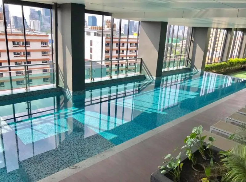 ขายหรือให้เช่า โครงการ The Capital ราชปรารภ-วิภาห้องมุมพร้อมอ่างอาบน้ำ เฟอร์built-in เข้าอยู่ได้เล๊ย