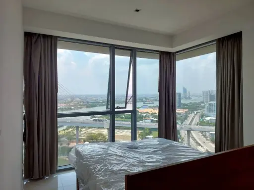 Luxury 127 sq.m. Riverfront Condo for SALE - 25th High Floor (Building A), Fully Furnished with Custom Real Wood Furniture | ✨ The Pano Rama 3 images