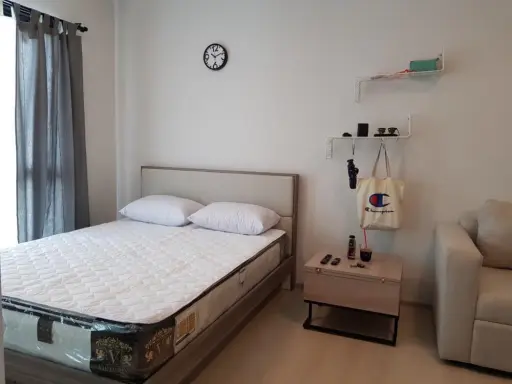 Condo for rent, Unio Sukhumvit 72, corner room, near BTS, ready to move in, economical price, hurry to reserve before it's gone!!