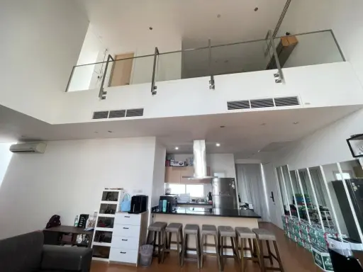 Urgent sale, Condo Wind Ratchayothin, high floor, duplex room, very large, airy, view of Chang Building, interested, reserve now.
