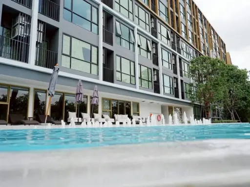 ให้เช่า Atmoz Tropicana Bangna ชั้น 4 เครื่องใช้ไฟฟ้าครบ มาแต่ตัวเข้าอยู่ได้เลย images