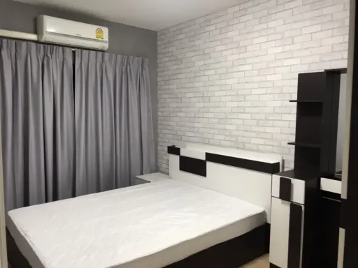 Condo for rent, 624 Condolette Ratchada 36, beautiful room, fully furnished, ready to move in. Don't miss it.