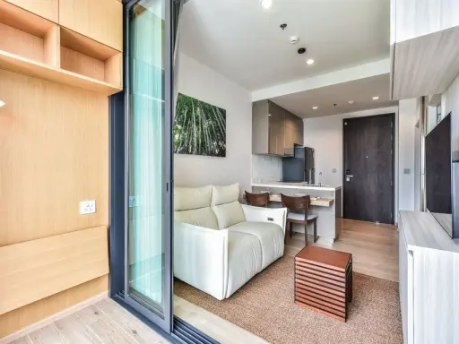 For rent: Quinn Sukhumvit 101, fully furnished, high quality furniture, built-in cabinets with plenty of storage space, very worth booking. images