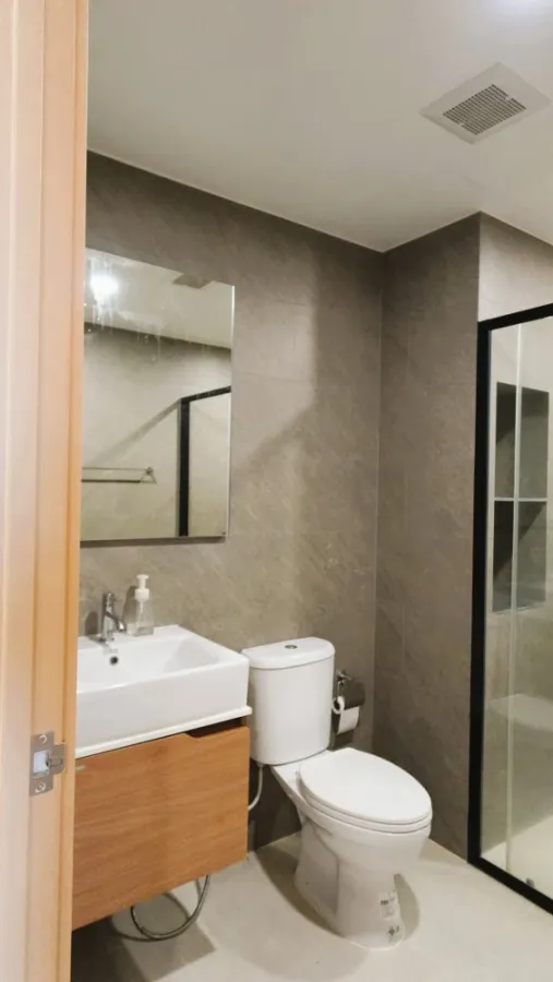 Condo for rent at The Livin Phetkasem. Spacious and comfortable unit with ample living space. Convenient and fully equipped. Don't miss out!
