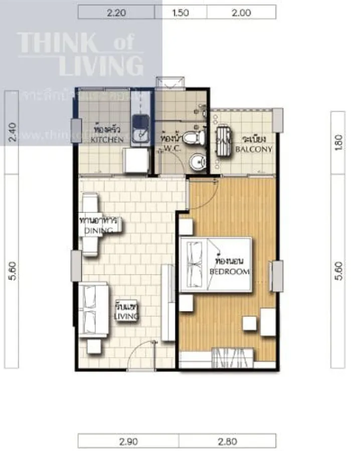 Condo for rent, City Home Ratchada-Pinklao (Charansanitwong 95/1) built-in furniture, garden view, do not miss