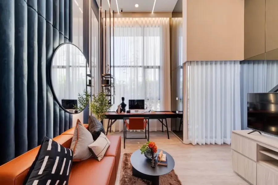 ขายดาวน์ คอนโด Origin Plug & Play E22 Station 1 Bedroom Duo space ชั้น 15 ได้วิวสูง ซื้อเลย