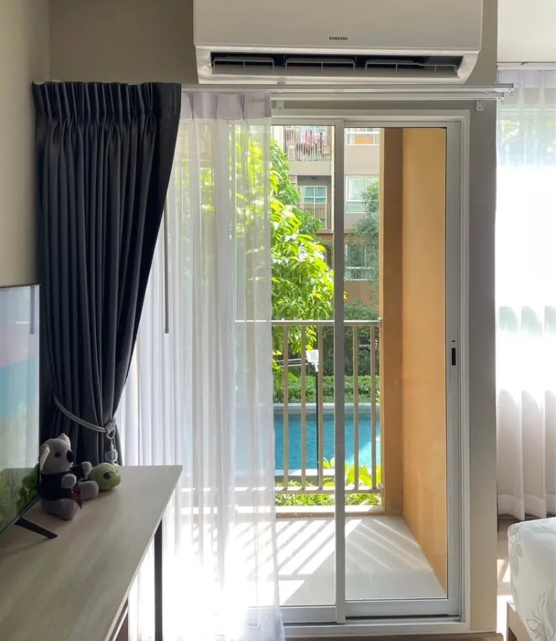 For sale Dcondo Panaa ห้องชั้น 2 ตึก A วิวสระว่ายน้ำ รับแสงแดดยามเช้า มาจับมาจองเลย