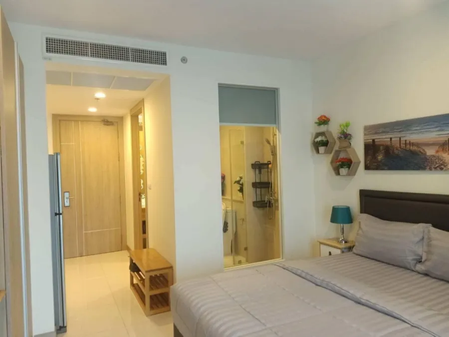 ขาย ให้เช่า THE RIVIERA WONG AMAT BEACH ห้อง STUDIO วิวสระว่ายน้ำ ตกแต่งพร้อมอยู่ ห้ามพลาด