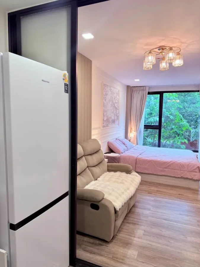 For rent: Kave Embryo Rangsit, beautifully decorated minimalist room, fully furnished, ready to move in.