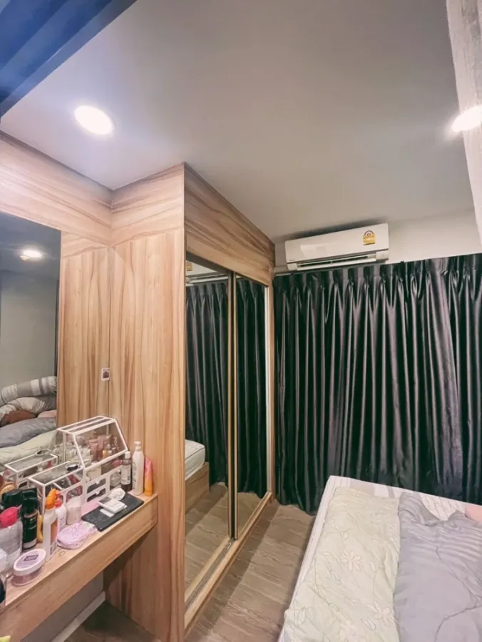 For sale: Happy Condo Don Mueang The Terminal, corner room, 6th floor, Building C, fully furnished. Can you not reserve it?