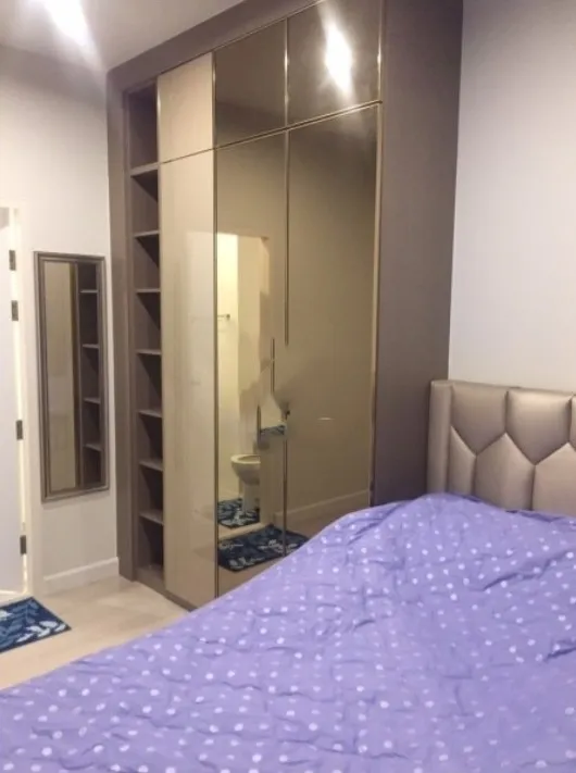 For rent!! The Niche Condo, Thonglor-Phetchaburi, 23rd floor, corner room, beautiful room, fully furnished, ready to move in, book now!!