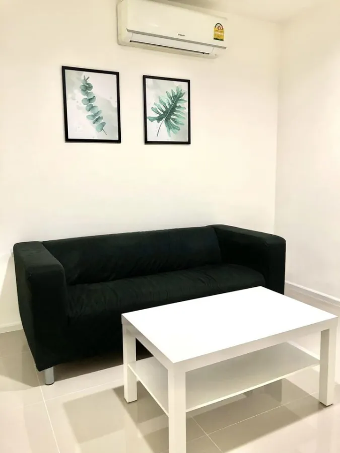 For rent, Aspire Sukhumvit 48, 15th floor, minimalist style room. Fully furnished, book now.
