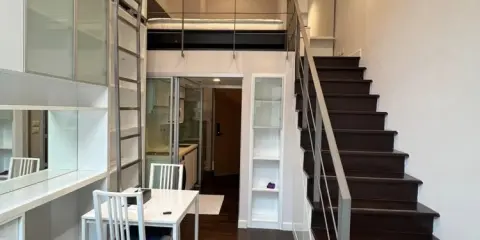ให้เช่า ไอดีโอ มอร์ฟ 38 ชั้น 2 ห้อง Duplex studio ห้องพักผ่อนใหญ่ เฟอรนิเจอร์จัดเต็ม รีบจองด่วน
