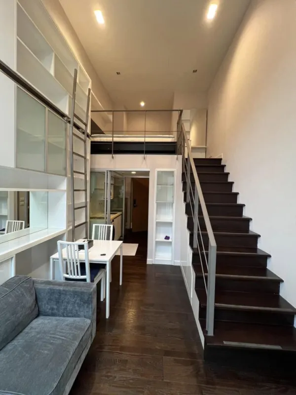 ให้เช่า ไอดีโอ มอร์ฟ 38 ชั้น 2 ห้อง Duplex studio ห้องพักผ่อนใหญ่ เฟอรนิเจอร์จัดเต็ม รีบจองด่วน