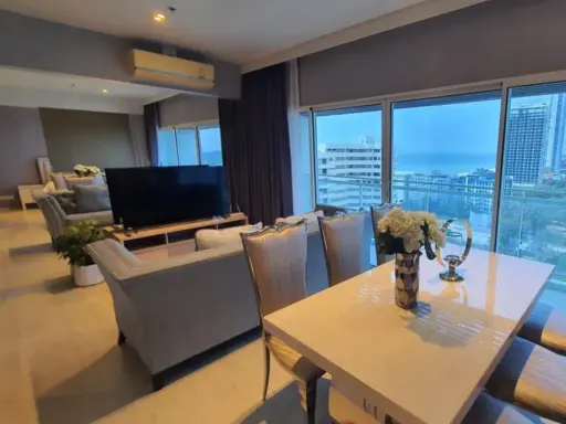 For rent, Veranda Residence Pattaya (Jomtien), city view, sea view, very cool, beautiful room, looks very good. Interested, book now.