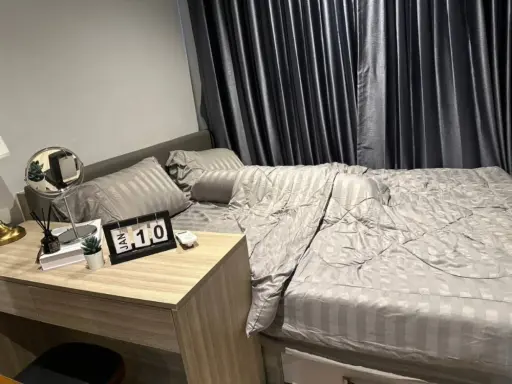 For rent, Altitude Unicorn Sathorn-Tha Phra, 25th floor, beautiful room, nice to live in, well decorated. Hurry and reserve now.