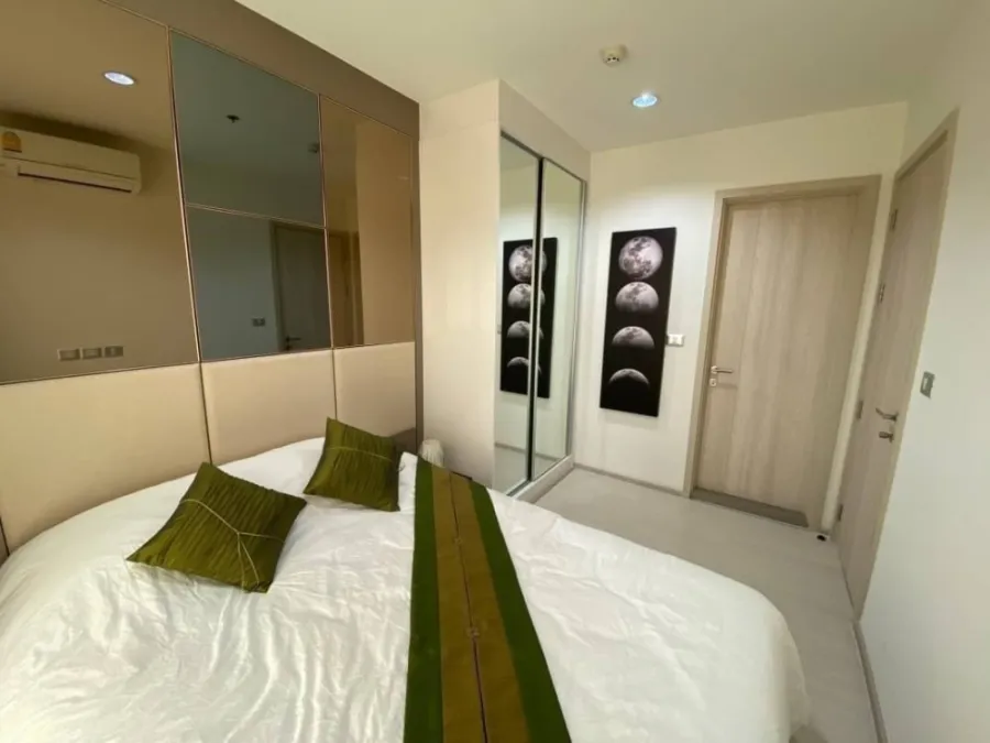 Condo for sale/rent, Rhythm Sukhumvit 42, luxury corner room, in the heart of the city, high floor, beautiful view, 2 bedrooms, book now!
