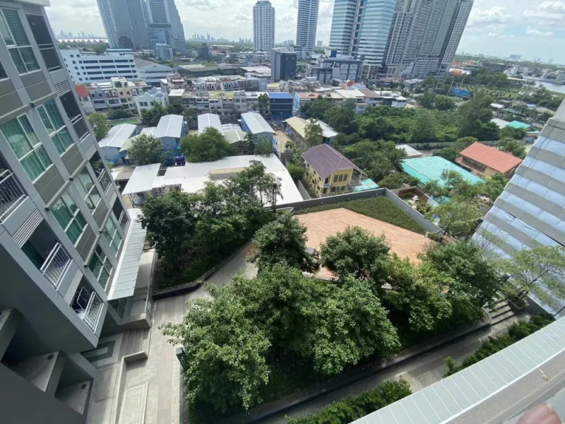 ให้เช่า ลุมพินี เพลส พระราม 3 – ริเวอร์ไรน์ ห้อง STUDIO ได้วิวสวนสวย ตกแต่งพร้อมเข้าอยู่ ห้ามพลาด