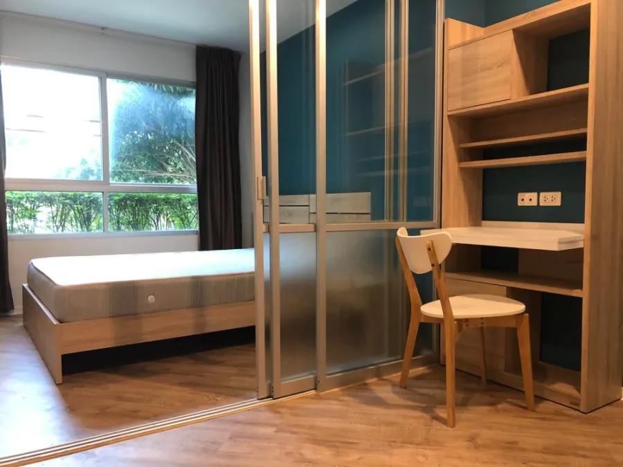 Condo for sale, Lumpini Ville On Nut 46, corner room, fully furnished, good price, don't miss it!!