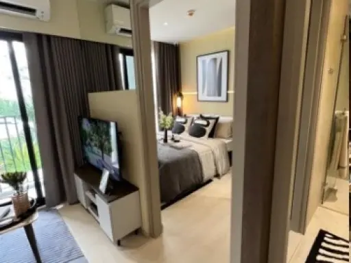 Down payment for sale, New Cross Khu Khot Station, corner room, swimming pool view. Have privacy Hurry and reserve it quickly. images