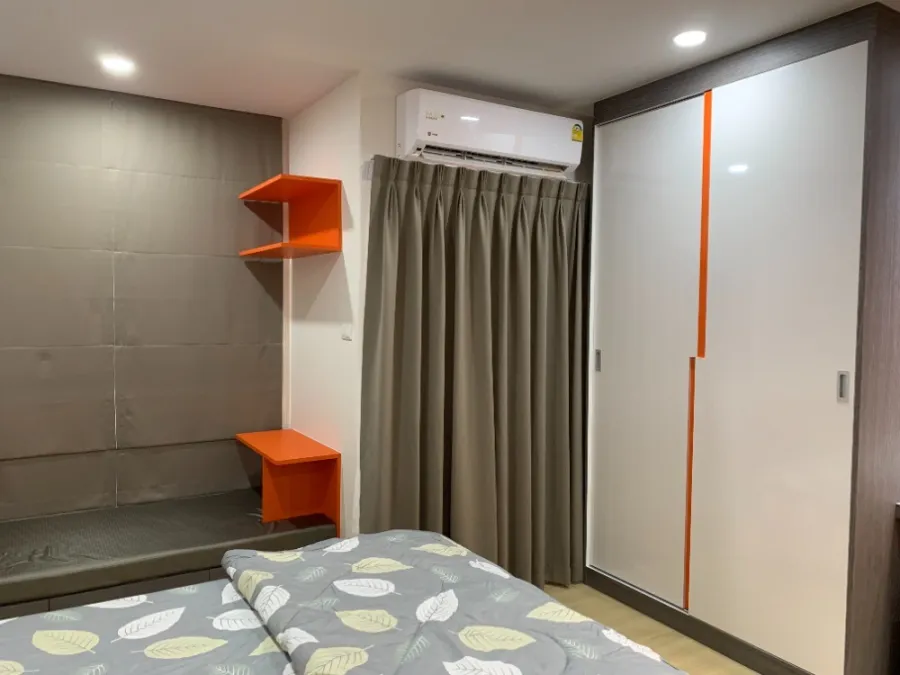 Condo for rent, Supalai Veranda Ramkhamhaeng, beautiful room, high floor, stadium view, fully furnished, ready to move in. Book now!