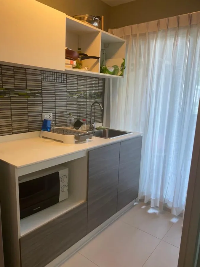 For rent D Condo Campus Rangsit Phase 2 furniture and electrical appliances You can just come in.