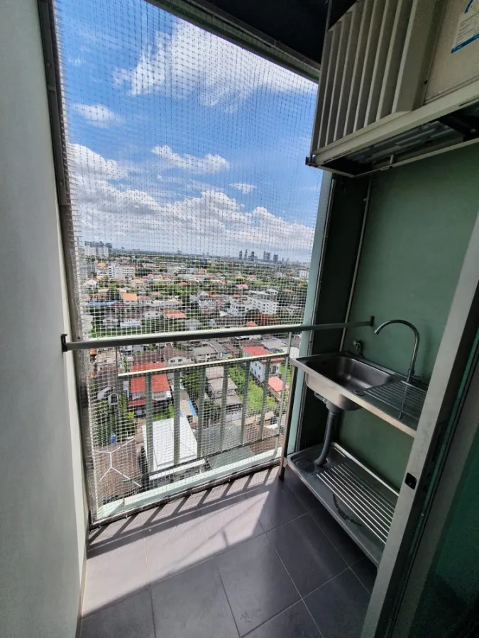 Condo for sale/rent Lumpini Ville Prachachuen-Phongphet 2, super wide room, 17th floor, clear view, hurry up to reserve.