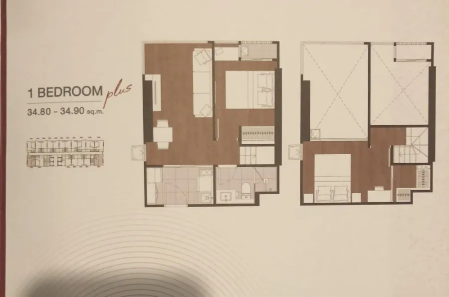 ขายดาวน์ SOHO BANGKOK Ratchada 1-Bedroom Plus ห้องมุม ใหญ่สุดในตึก ราคาดี รีบมาจอง