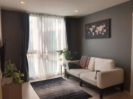 Condo for sale, Chambers Cher Ratchada-Ramintra, fully furnished, ready to move in, book now.