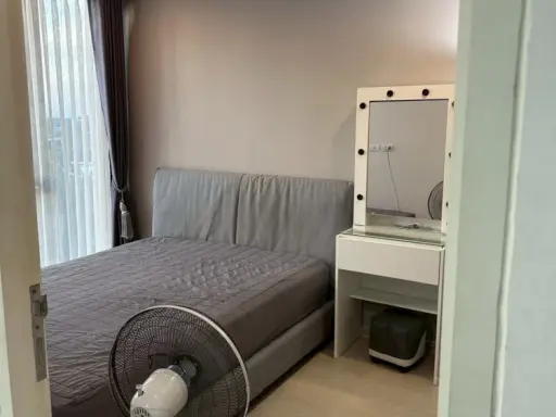 ให้เช่า Zelle Rattanathibet ห้องพร้อมอยู่ ราคาสบายกระเป๋า เฟอร์พร้อม จองเลย
