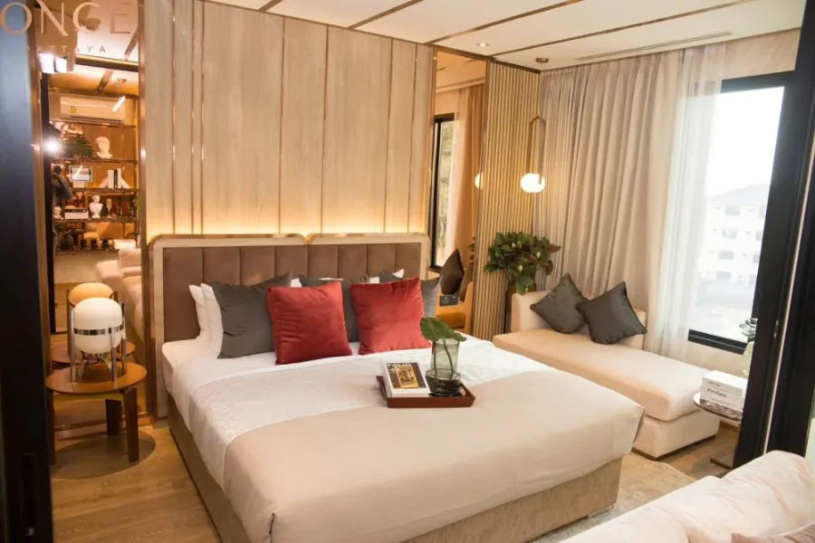 For rent, Condo Once Pattaya, luxuriously decorated room, wide sea view, facilities ready, book now, don't miss out++
